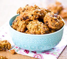 Cinnamon Applesauce Oatmeal Fat-free Cookies