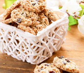 Chewy Oatmeal Trail Mix Cookies