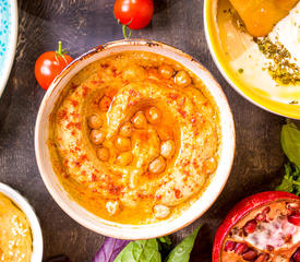 New Delhi-Style Chick Pea Hummus