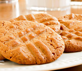 Crisp Peanut Butter Cookies