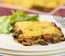 Polenta with Pumpkin and Kale