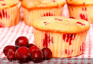 Cranberry Applesauce Muffins recipe