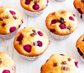 Chocolate Raspberry Muffins