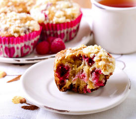 Raspberry Streusel Muffins