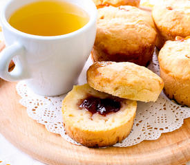 Raspberry Almond Muffins