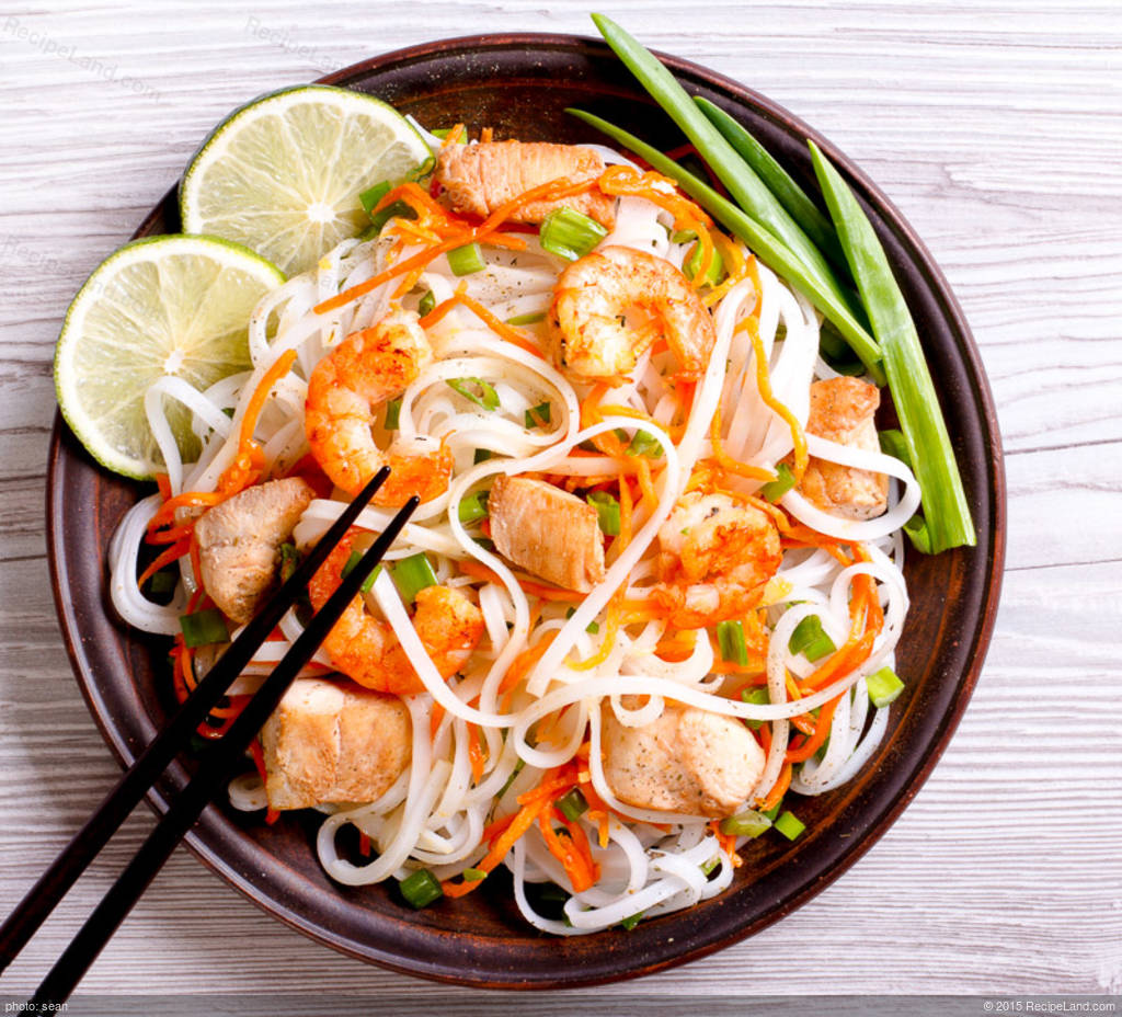 Pad Thai Stir-Fried Rice Ribbon Noodles Recipe
