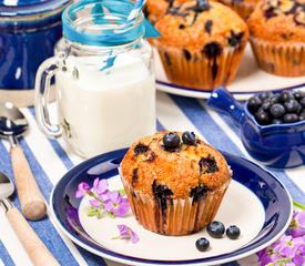 Banana Blueberry Muffins