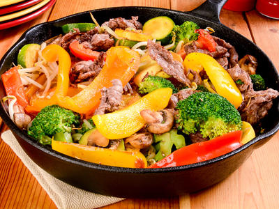 Spicy Sesame Beef Stir-Fry