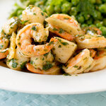 Shrimp, scallops and garlic