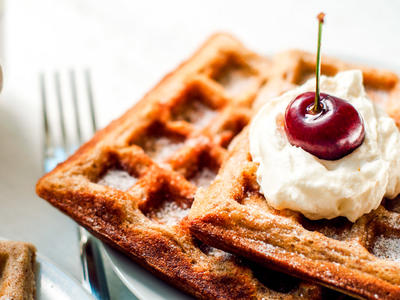 Breakfast Whole Wheat Waffles