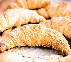 Simit  (Turkish Croissant with Sesame Seeds)