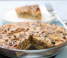 Caramelized Onion, Mixed Mushroom and Gruyere Pie