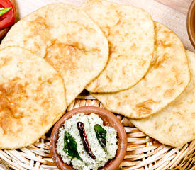 Roti (Flat Whole-Wheat Bread)