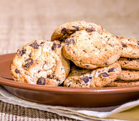 Commercial-Style Oatmeal, Chocolate Chip, Raisin Cookies