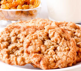 Yummy Raisin Oatmeal Cookies