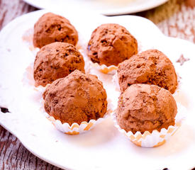 Mint-Chocolate Truffles (Lowfat)