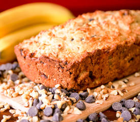 Dad's Banana Nut Chocolate Chip Bread