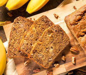 Low Fat Banana Bran Bread