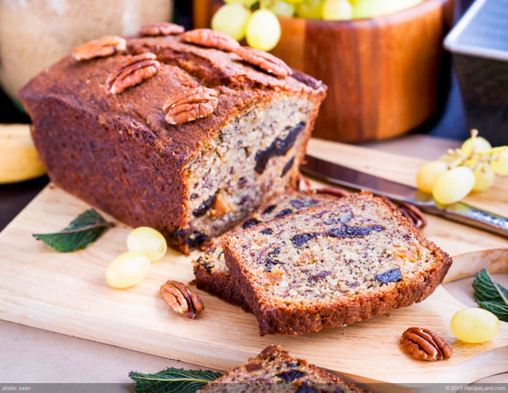 Banana Orange Raisin Bread recipe