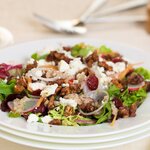 Honey Walnut, Goat Cheese Cranberry Salad