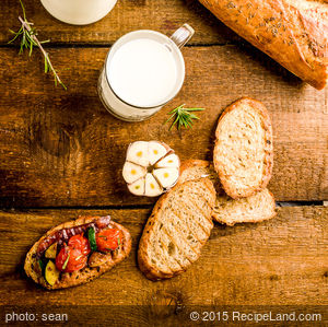Thyme and Olives French Baguette  recipe