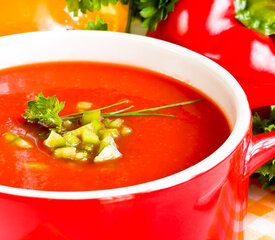 Roasted Carrot and Red Pepper Soup