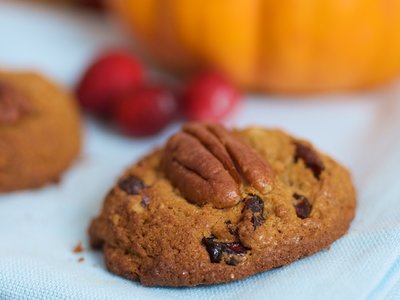 Healthy Harvest Pumpkin Drop Cookies