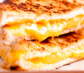 Goey Crispy Grilled Cheeser Sandwiches