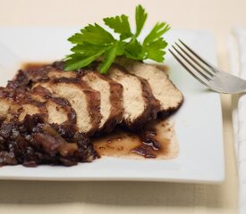 Blueberry Balsamic Chicken with Shallots