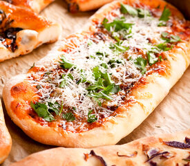 Focaccia with Tomato and Cheese