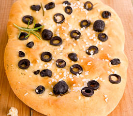 Black Olive and Sea Salt Focaccia