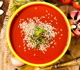 Rich Tomato and Rice Soup