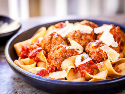 Italian Meatballs-Pasta Machine