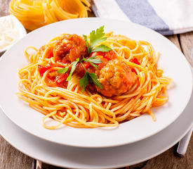 Spaghetti Sauce with Turkey Meatballs