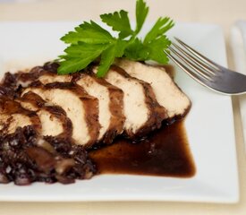 Blueberry Balsamic Chicken with Shallots