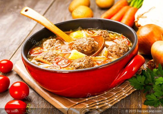 Dutch Vegetable Soup With Meatballs Recipe