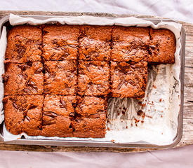 Banana-Fudge Walnut Brownies