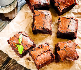 Super Easy Double-Fudge Brownies