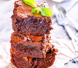 Double Fudge Saucepan Brownies