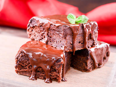 Kahlua Mousse Brownies