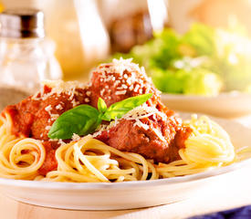 One Pan Pasta and Meatballs