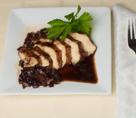 Blueberry Balsamic Chicken with Shallots