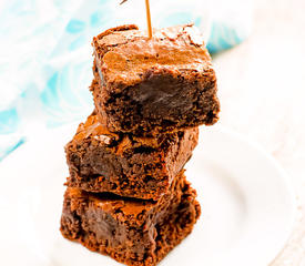 Triple-Chocolate Fudge Brownies