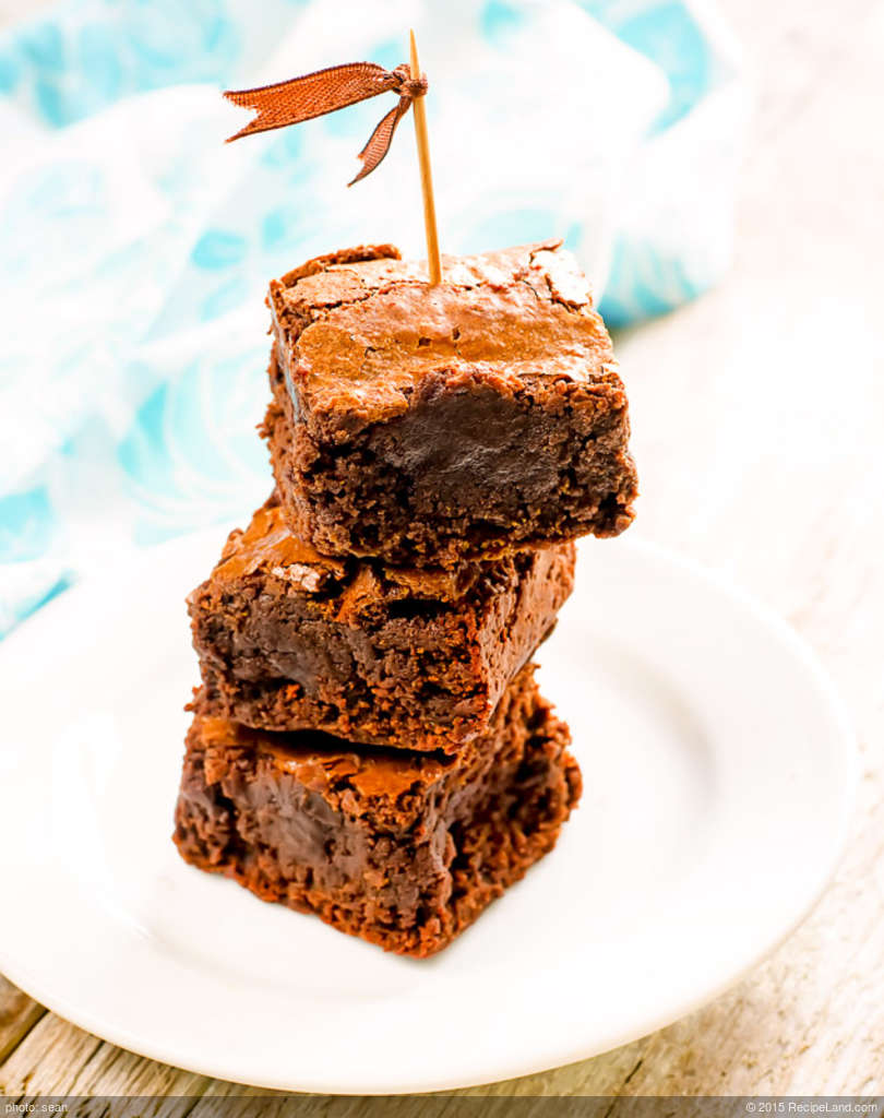 Triple-Chocolate Fudge Brownies recipe