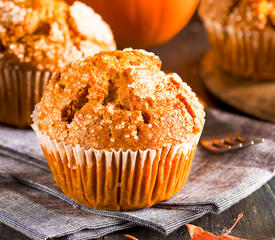 Honey-Wheat Pumpkin Muffins