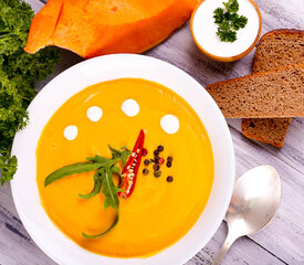 Pumpkin and Coconut Cream Soup