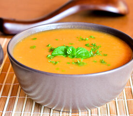 Curried Butternut Squash and Apple Soup