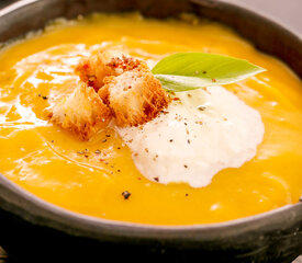 Acorn Squash and Sweet Potato Soup