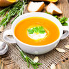 Butternut Squash Soup with Celery and Carrots