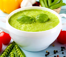 Cold Minted Pea Soup